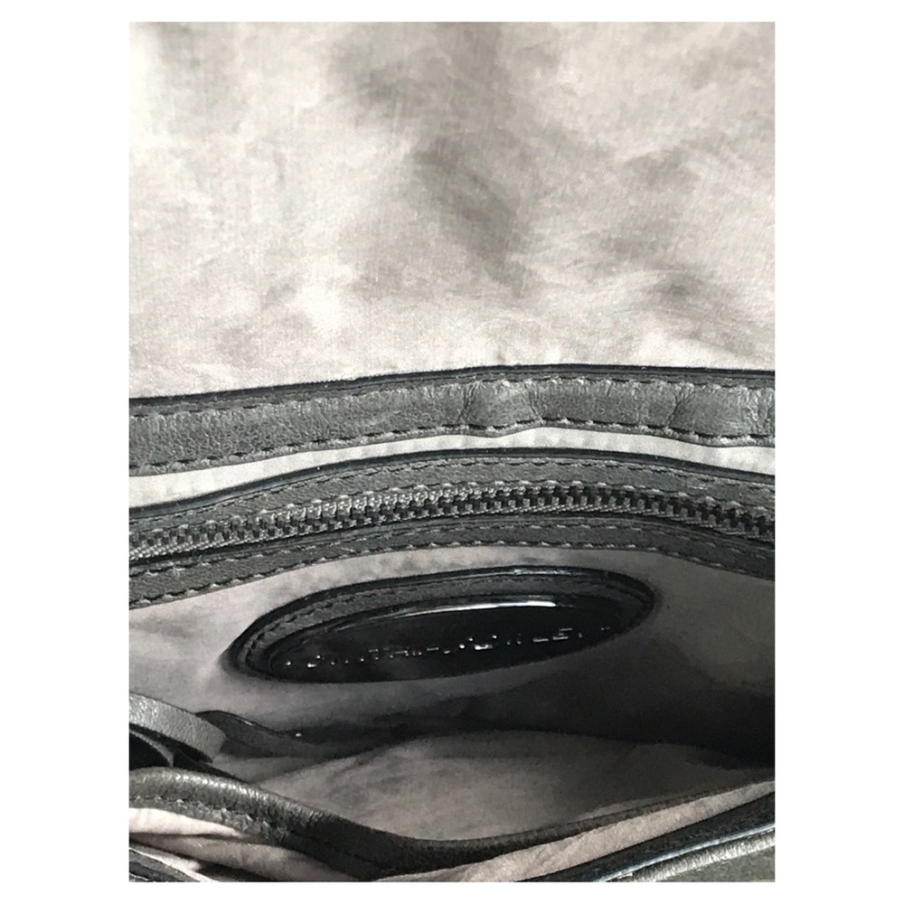 NWT Leather Cynthia Rowley Gray Handbag - Picture 3 of 6